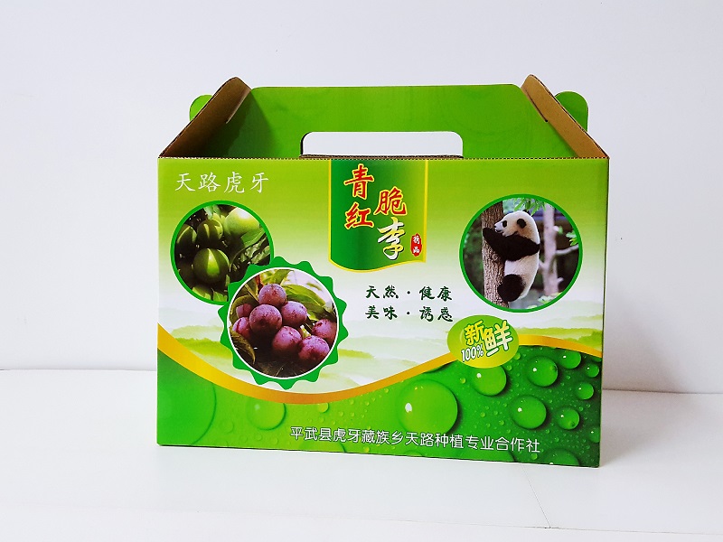 李子包装盒制作（手提礼盒）