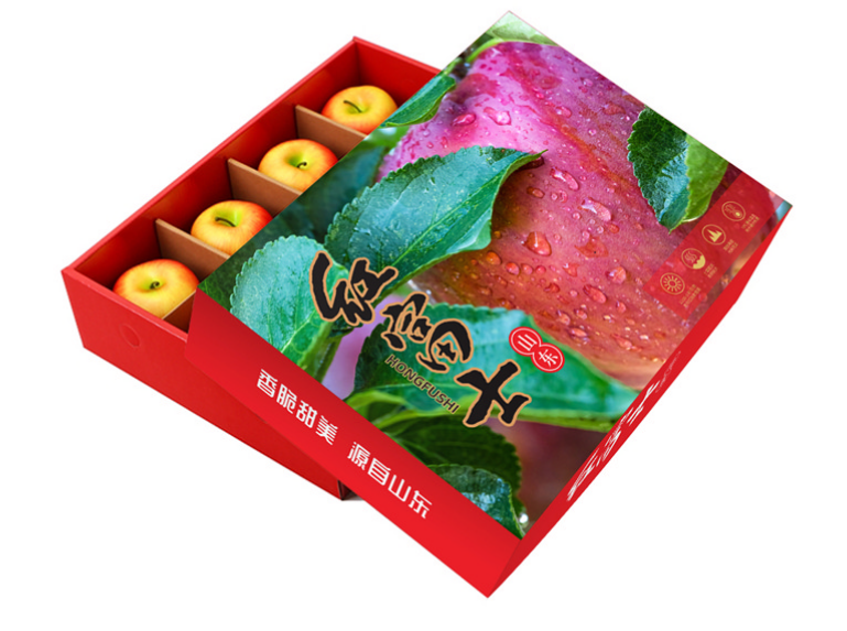 糖心苹果礼品包装盒定做6枚至24枚包装尺寸（一）