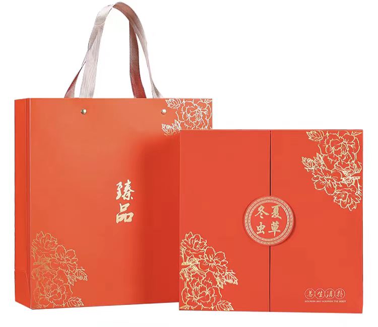冬虫夏草礼品包装盒设计的四大特点和制作（二）